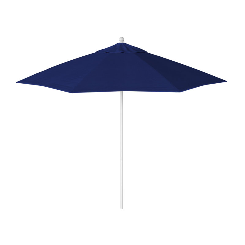Parasol de marché octogonal 9 pi Willa, Toile toile Truebrue® Sunbrella®, Matted White