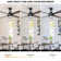 Vaczon 52" 4 - Blade Modern Ceiling Fan with LED Lights and Remote Control