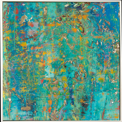 5 5 Under Constant - Peinture sur toile avec cadre flottant