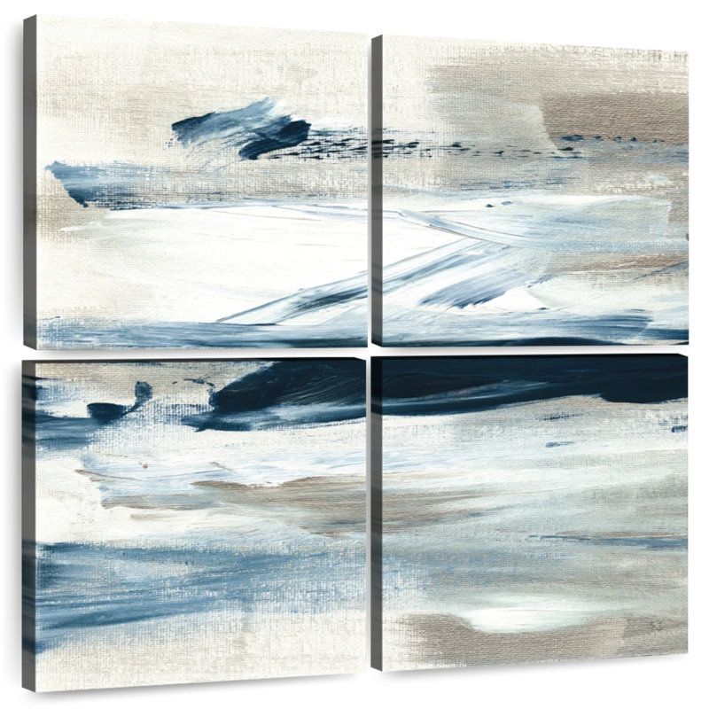 Tumultuous Indigo III, 18" H x 18" W
