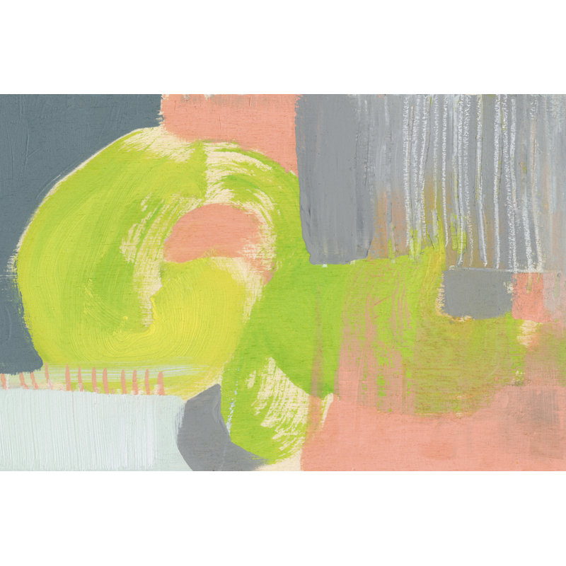 Lime Squeeze I by Jennifer Goldberger - Wrapped Canvas Painting, 51cm H x 76cm W