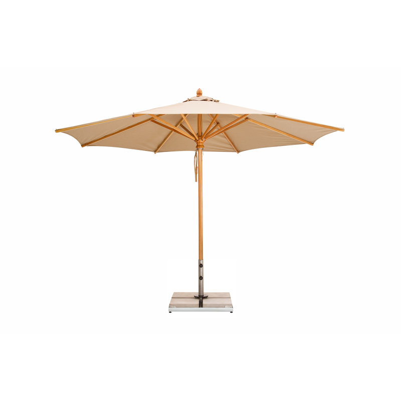 Safari 11.5' Round Umbrella, Canvas Canvas Sunbrella® Canvas, 111.41" H x 157.48" W x 157.48" D