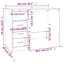Bureau moyen vidaXL-776011863