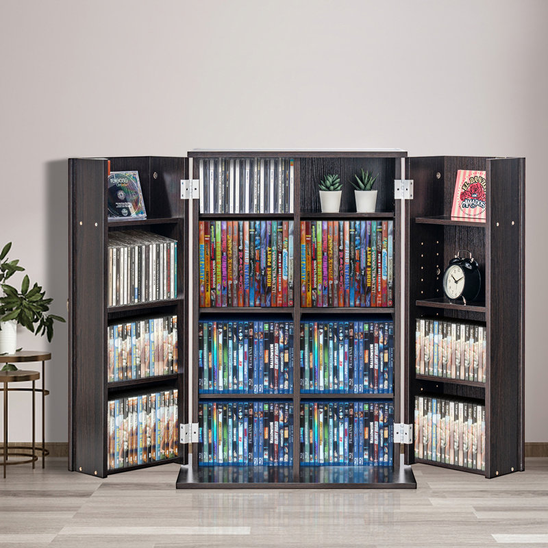 Wood 18cm H Media Shelves