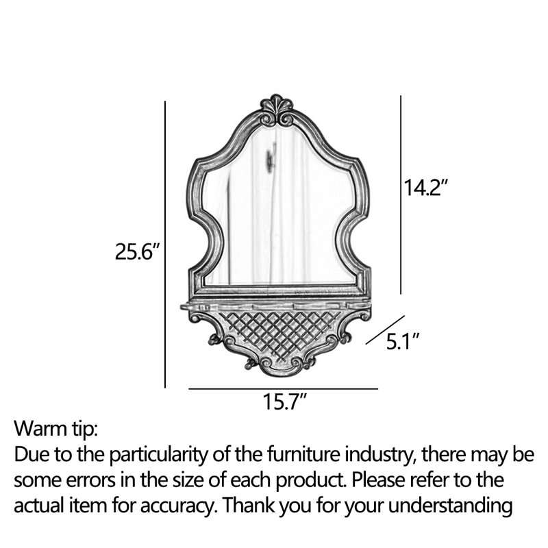 Miroir de salle de bain Ornate