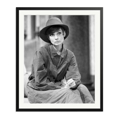 Audrey Hepburn on set