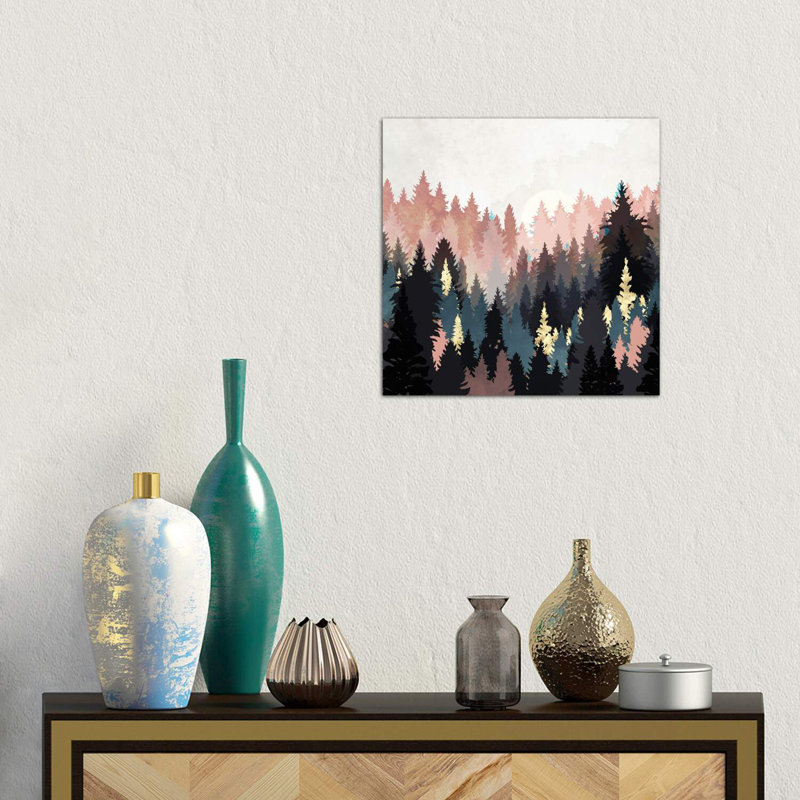 " Spring Forest Light ", Wrapped Canvas, 18" H x 18" W x 1.5" D
