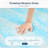 Molley 3'' Queen Blue Wave Cooling Gel Memory Foam Mattress Topper-956806467-982325344