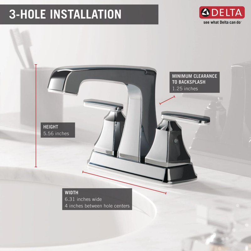 Robinet de salle de bain Ashlyn, Chrome