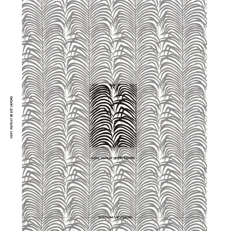 Zebra Palm Indoor/Outdoor Fabric