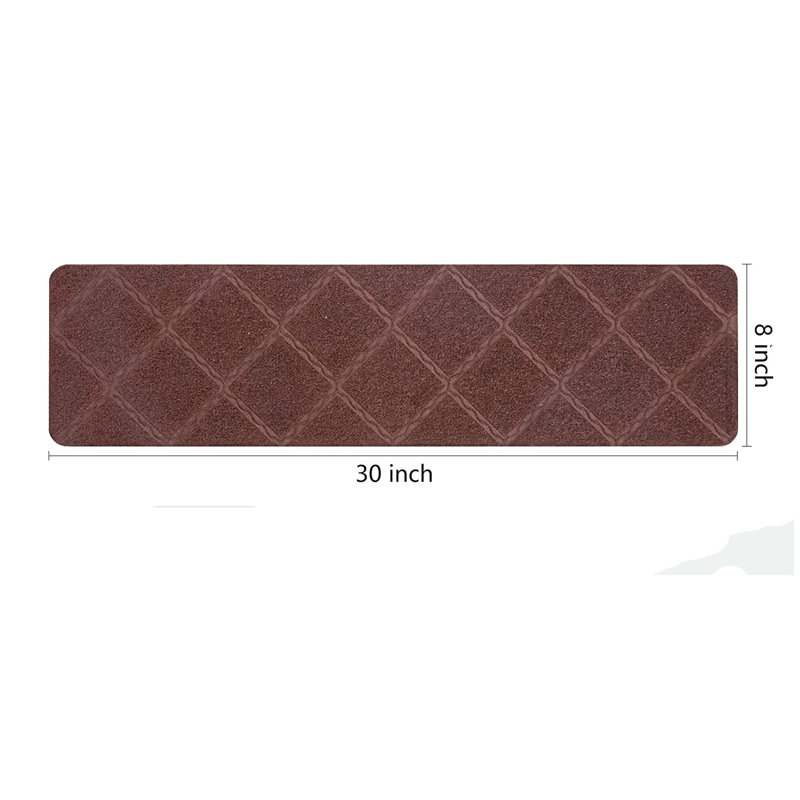 Tapis d'escalier Tianca, Brun