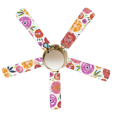 Ventilateur de plafond 5 pales 52 "