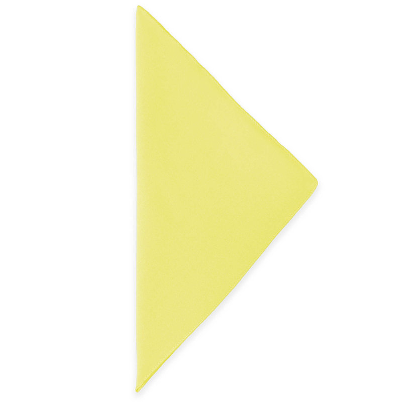 Ensemble de serviettes 12 pièces, Jaune clair, 17 po x 17 po