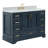 Stafford 49 " W Freestanding Standard Free Standing 1 Single Vanity Bathroom Vanity With Carrara Marble Top-93359259