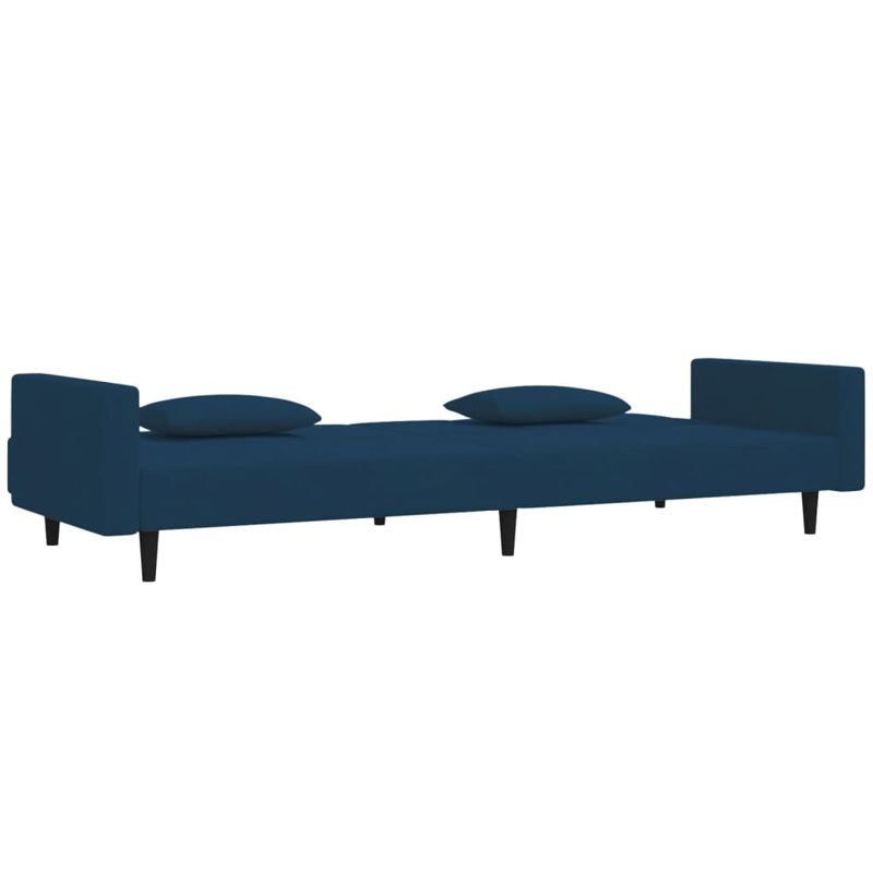 Ruo Upholstered 86.6'' Sofa, Blue Velvet