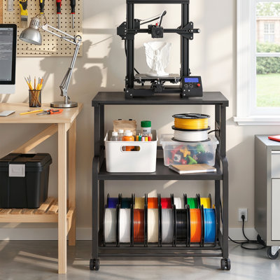 31.9 in. H x 23.6 in. W Printer Stand