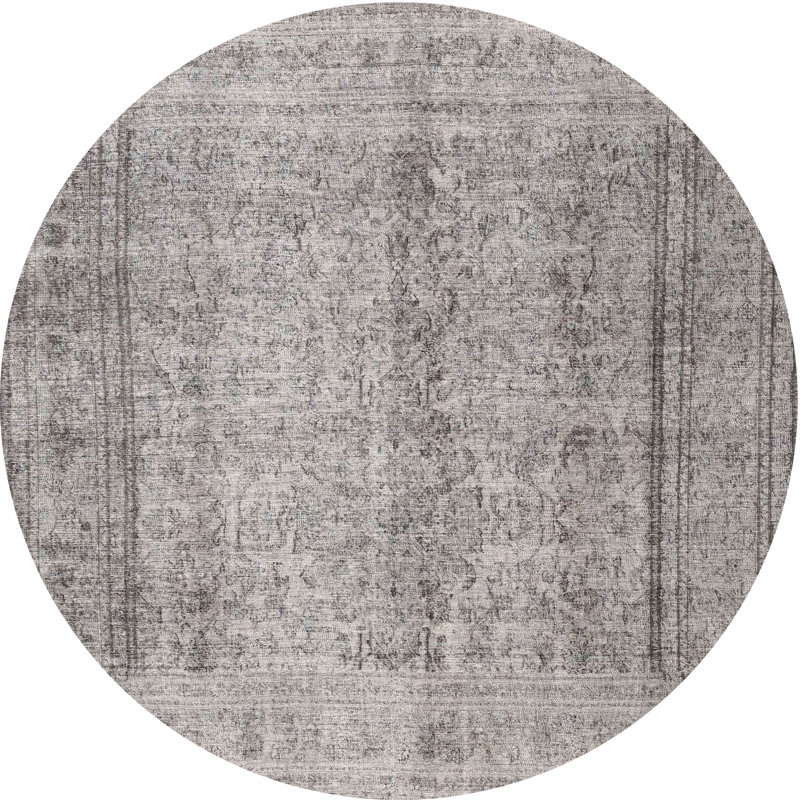 Oriental Indoor Rug, Round 3'