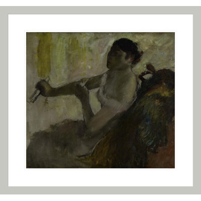 Portrait de Mlle Rose Caron par Edgar Degas