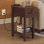 Table de bout avec prise de courant, assemblage sans outils Superfast