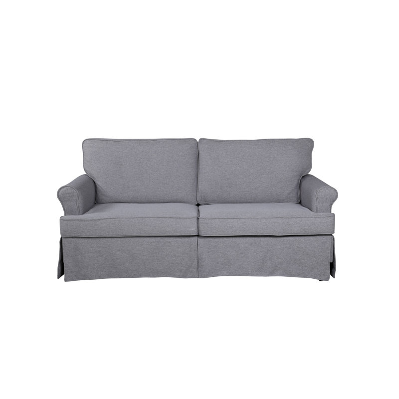 Renae 2 Seater Cotton Sofa, Grey