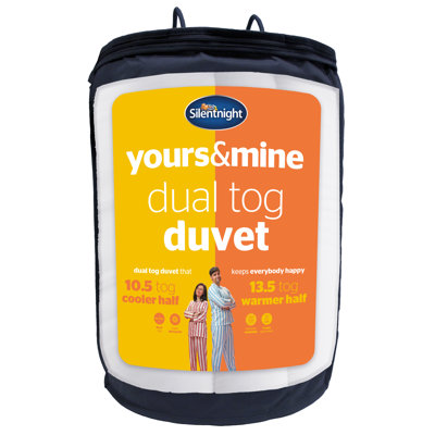 Silentnight Yours And Mine Dual Tog Duvet - 10.5/13.5 Tog