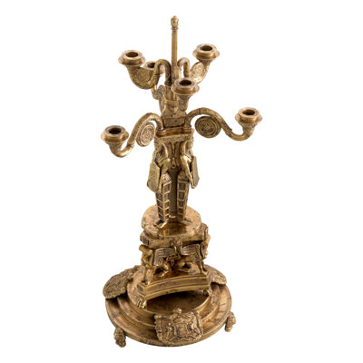 Decaix 20.67'' H Metal Tabletop Candelabra