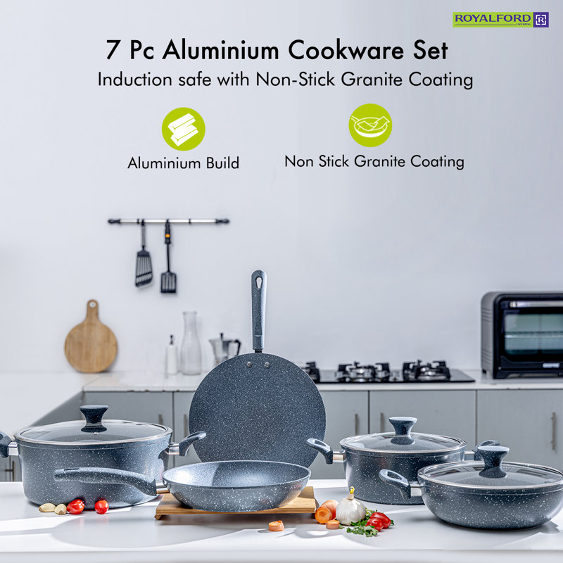 10 - Piece Non-Stick Aluminum Cookware Set
