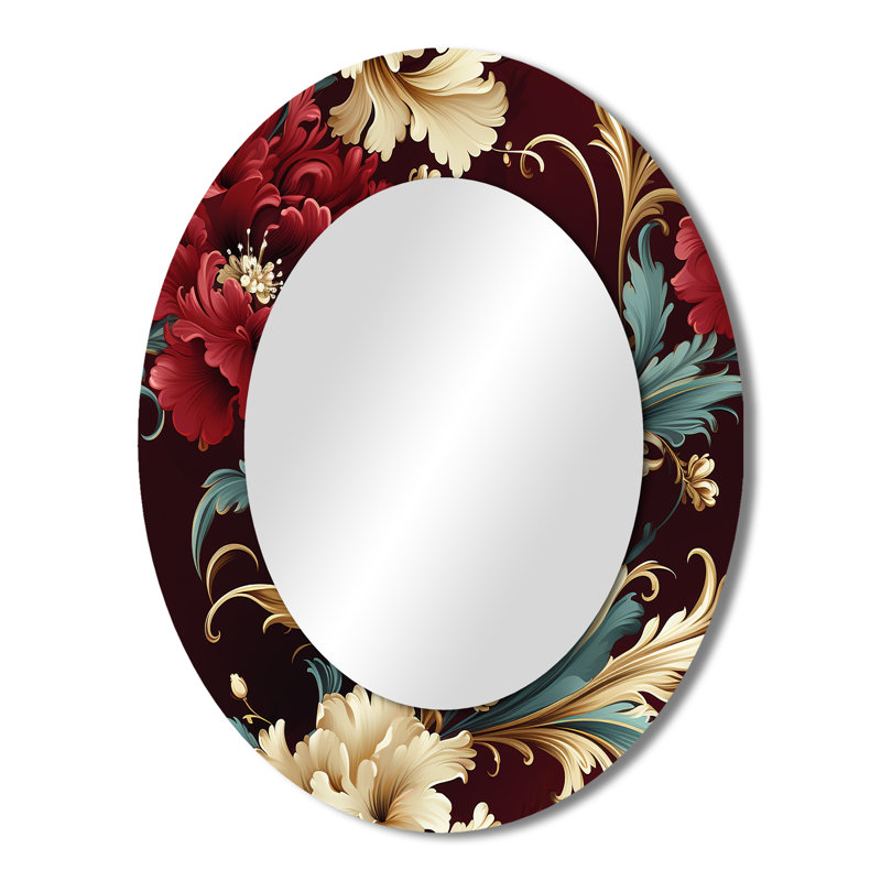 Motif victorien Roziya Victorian Renaissance Revival, H 43 po x l 33 po, Ovale