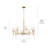 8 - Light Steel Dimmable Classic / Traditional Chandelier-1033276110