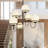 Alba 6 - Light Steel Chandelier-95320120