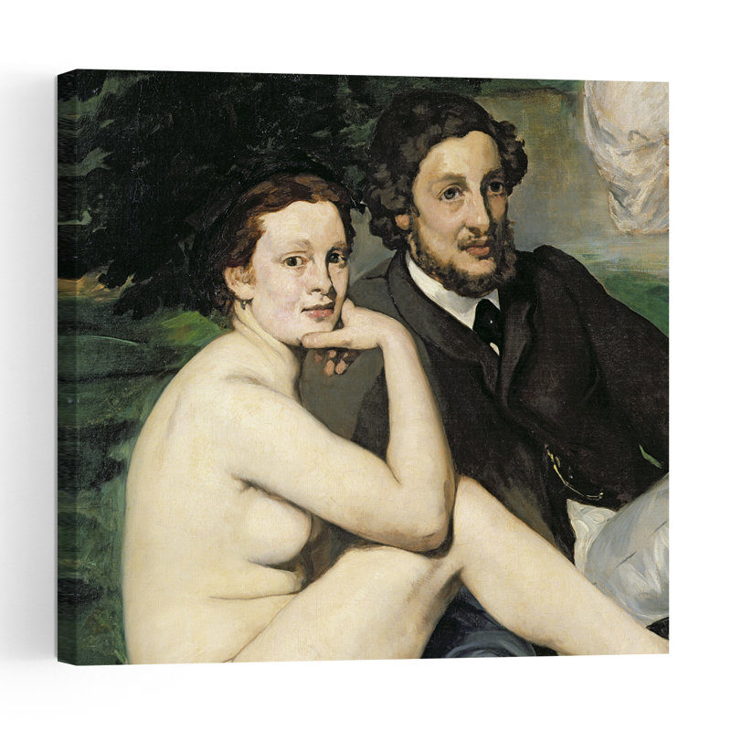 Déjeuner sur l'Herbe, 1863 Impressionniste Impressionniste Abstrait Contemporain Fruit Landscape Wall Art Print