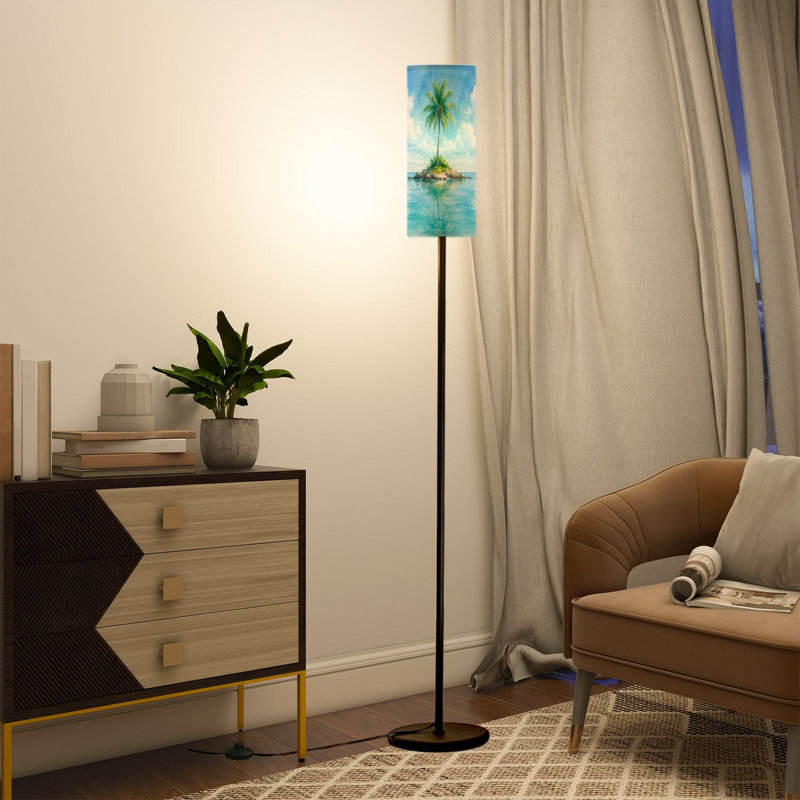  Lampe sur pied 68,5 po Palm Tree