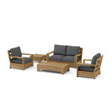 Madera Outdoor 13 - Piece Teak Conversation Set