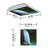 Waterfall Square Fixture Component Ceiling Light