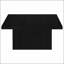 Ensemble de tables basses modernes 2 pièces en noir mat, parfait pour un décor de salon élégant et fonctionnel