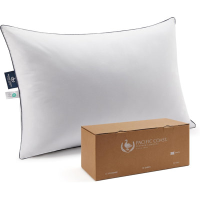 Pacific Coast Goose Feather and Down Pillow for Sleeping