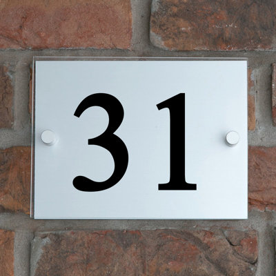 Champy 15cm H Plastic House Number