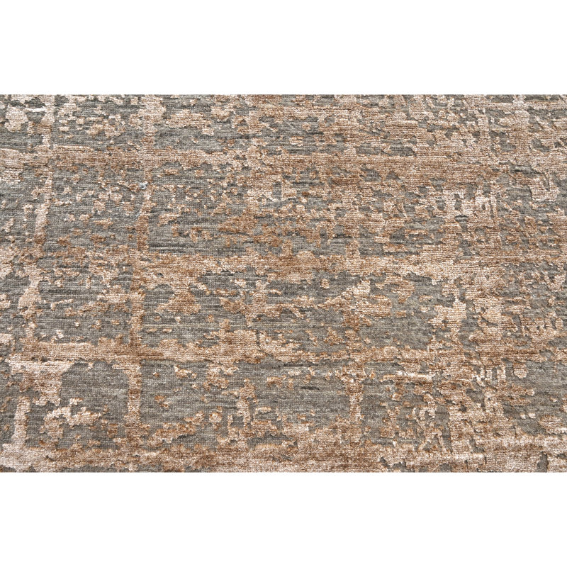 One-of-a-Kind Rectangle 4' x 6' Area Rug in Gray/Copper