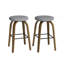 Swivel Upholstered Counter Stool-641115472-641115475