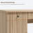 60" Fluted Executive Desk with Charging Station – File Drawer & Storage for Home Office, Study, Bedroom-161771287