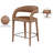 Sylvester Faux Leather Counter Stool-2102425213