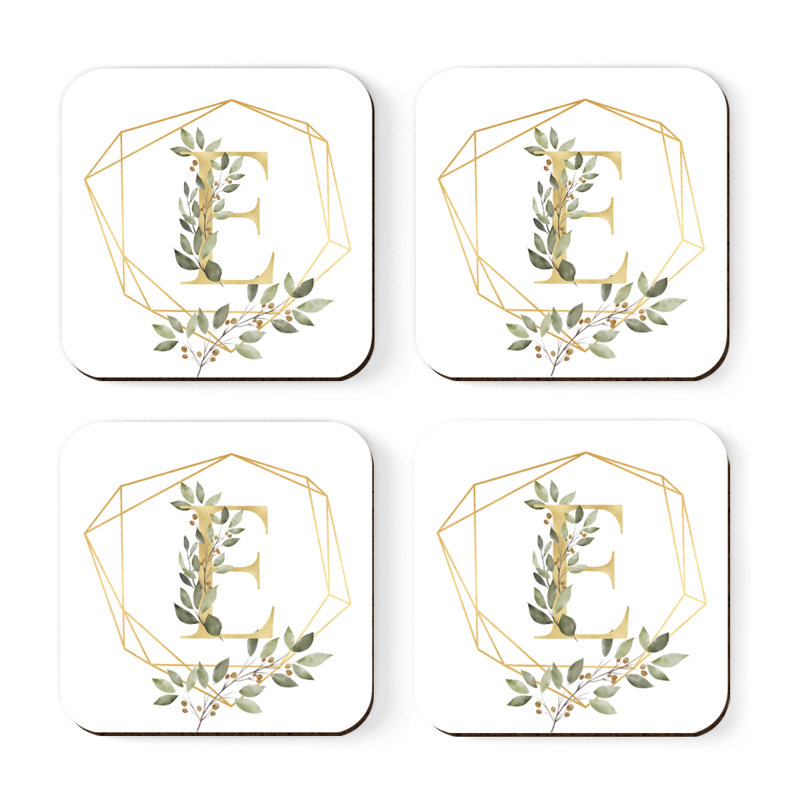 Sous-verres Café à monogramme, E