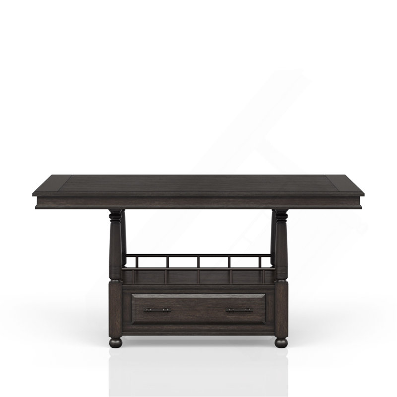 Deep Coffee Counter Height Dining Table