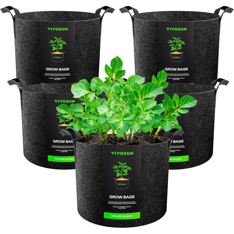 Sacs de culture pour plantes épaisses robustes, H 12 po x L 16 po x P 16 po