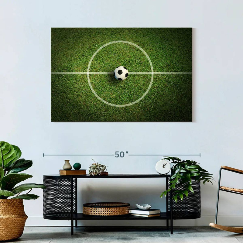 Ballon de football Sireci sur la ligne, H 30 po x l 45 po