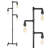 Archelle 59.84'' Black Tree Floor Lamp