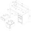Bureau avec rehausse Versa-72433504