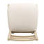 De 2 tabourets de bar à dossier de style moderne, revêtus de bois d'hévéa beige, pour salle à manger avec dossier, sièges rembourrés, pièce, assemblage requis