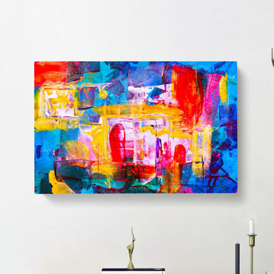 Abstract Art Painting Vol.299 by S.Johnson - Wrapped Canvas Painting