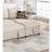 Beige Sectional With Extendable Bed And Convenient Storage Chaise 4 Pullout Bed, Cup Holders Practical Area-1578114767